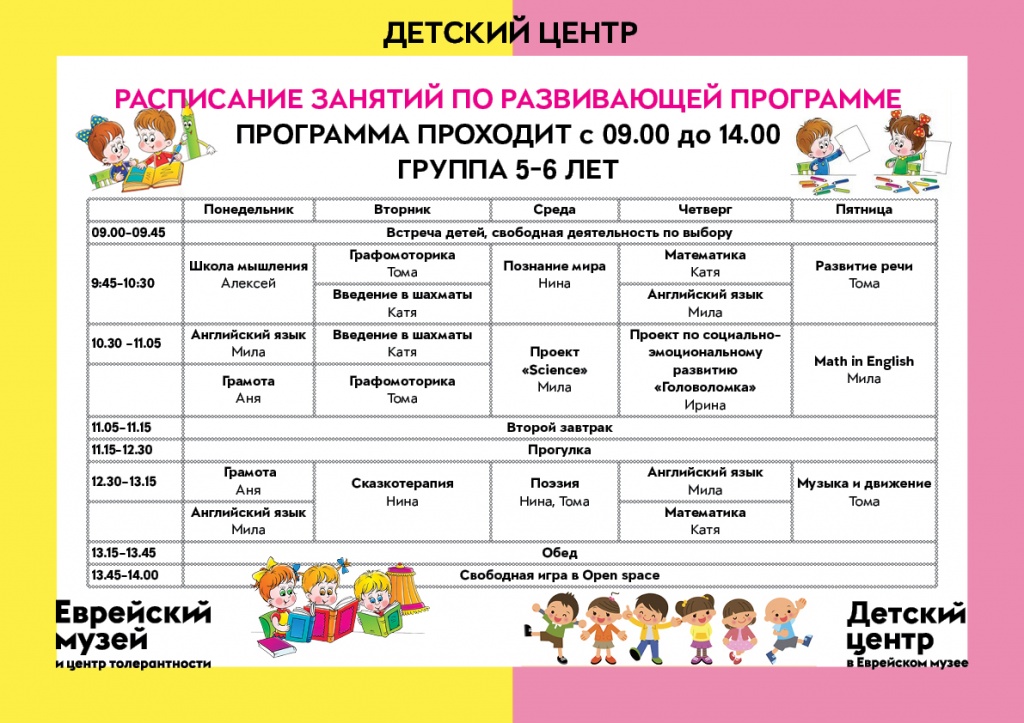 План занятий с ребенком 3 лет