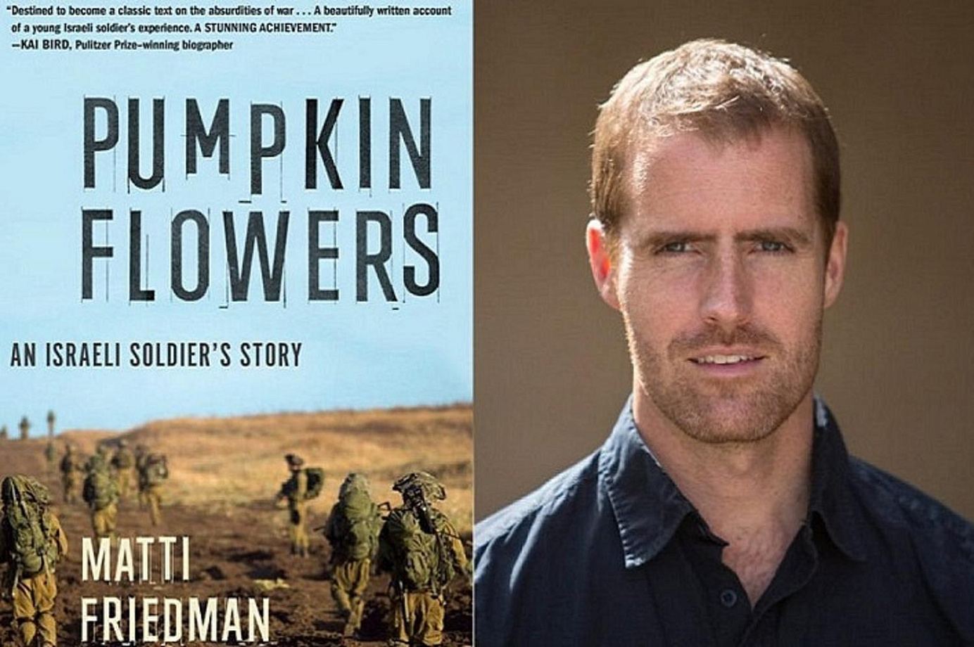 Presentation of the book ‘Pumpkin Flowers: an Israeli Soldier’s Story’